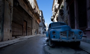 strada, automobile, auto, palazzi, balconi, passanti, via, porte, epoca, macchina