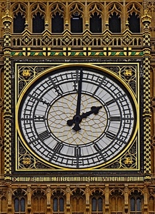 lancette, orologio, finestre, oro, numeri, ore, decorazioni, decori