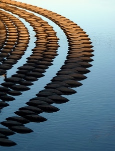 acqua, blu, mare, curve, pietre, marrone, sassi, cerchio, azzurro, cerchi, fontana