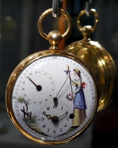 orologio, lancette, oro, donna, numeri, riflesso, anello, ore