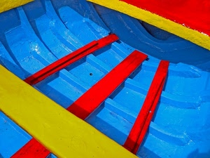 rosso, barca, giallo, azzurro, colori, blu, legno, celeste