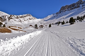 neve, montagna, alberi, inverno, strada, bianco, montagne, casa, cielo