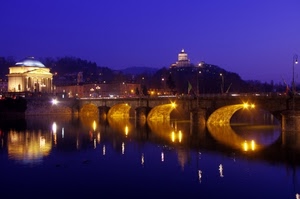 ponte, fiume, luci, notturno, riflesso, acqua, notte, archi
