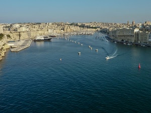 mare, porto, barche, cielo, città, acqua, scia, motoscafo, boe, panorama, navi, azzurro, case, molo