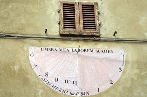 meridiana, finestra, numeri, scritta, persiane, ore, scritte, muro