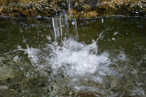 acqua, gocce, spruzzi, schiuma, schizzi, roccia, fontana, cascata, vasca