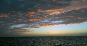 mare, nuvole, orizzonte, cielo, tramonto, rosso, acqua, alba, nero, giallo, panorama