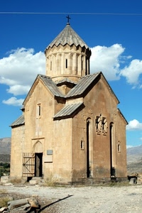chiesa, nuvole, cielo, porta, croce, cupola, campanile, tetti
