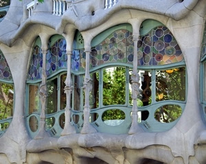 finestre, vetri, colori, finestra, colonne, riflessi, liberty, cerchi, architettura, verde, vetrate, vetro, riflesso