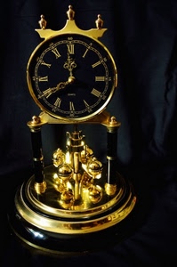 orologio, oro, nero, lancette, ore, antico, numeri